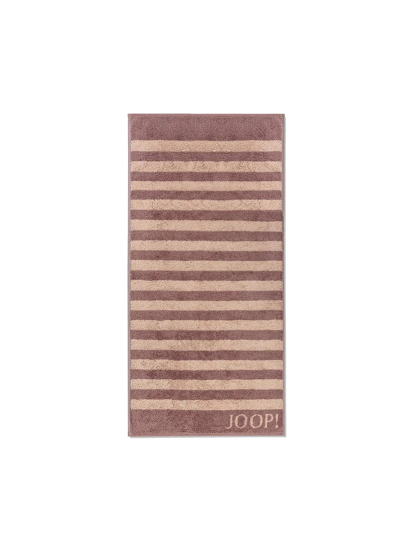 JOOP | Duschtuch Stripes 80x150cm (Sand) | rosa